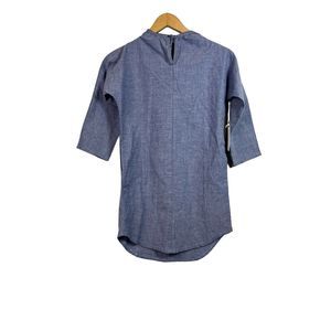 Ode To Jeune Girls Denim Blue Chambray Dress Size 8/10